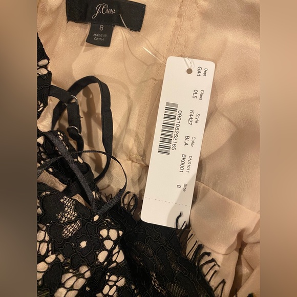 J. Crew Guipure Lace Spaghetti Strap Dress - Picture 3 of 4